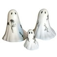 thumbnail image 2 of Halloween Ghost Figurine Resin Ghost Sculpture Statue Cute Halloween Decorations Spooky Tiered Tray Decor for Indoor Home Table Centerpieces Party Kitchen Tabletop Shelf, 2 of 7