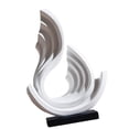 thumbnail image 4 of Escultura abstracta, estatua artística moderna, artesanía, estatuilla decorativa, adorno de mesa para oficina, sala de estar, entrada, decoración del Estilo B, 4 of 8
