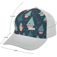thumbnail image 2 of Cupcakes Baseball Cap Classic Golf Cap Soft Dad Hat Multicolor Adjustable Low Profile Hat Unisex, 2 of 3