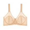thumbnail image 5 of Fiaer Womens Bralettes Bras Lace Mesh Adjustable Straps Breathable Wireless Bra Beige 105C, 5 of 5