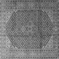 thumbnail image 1 of Ahgly Company Indoor Square Medallion Gray Traditional Area Rugs, 5' Square, 1 of 1