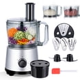 thumbnail image 4 of RUIE 12 Cup Food Processor with Salad Spinner for Chop, Puree, Slice, Shred and Knead Dough,Suitable for Cheese, Meat and Veggie Prep,Silver, 4 of 12