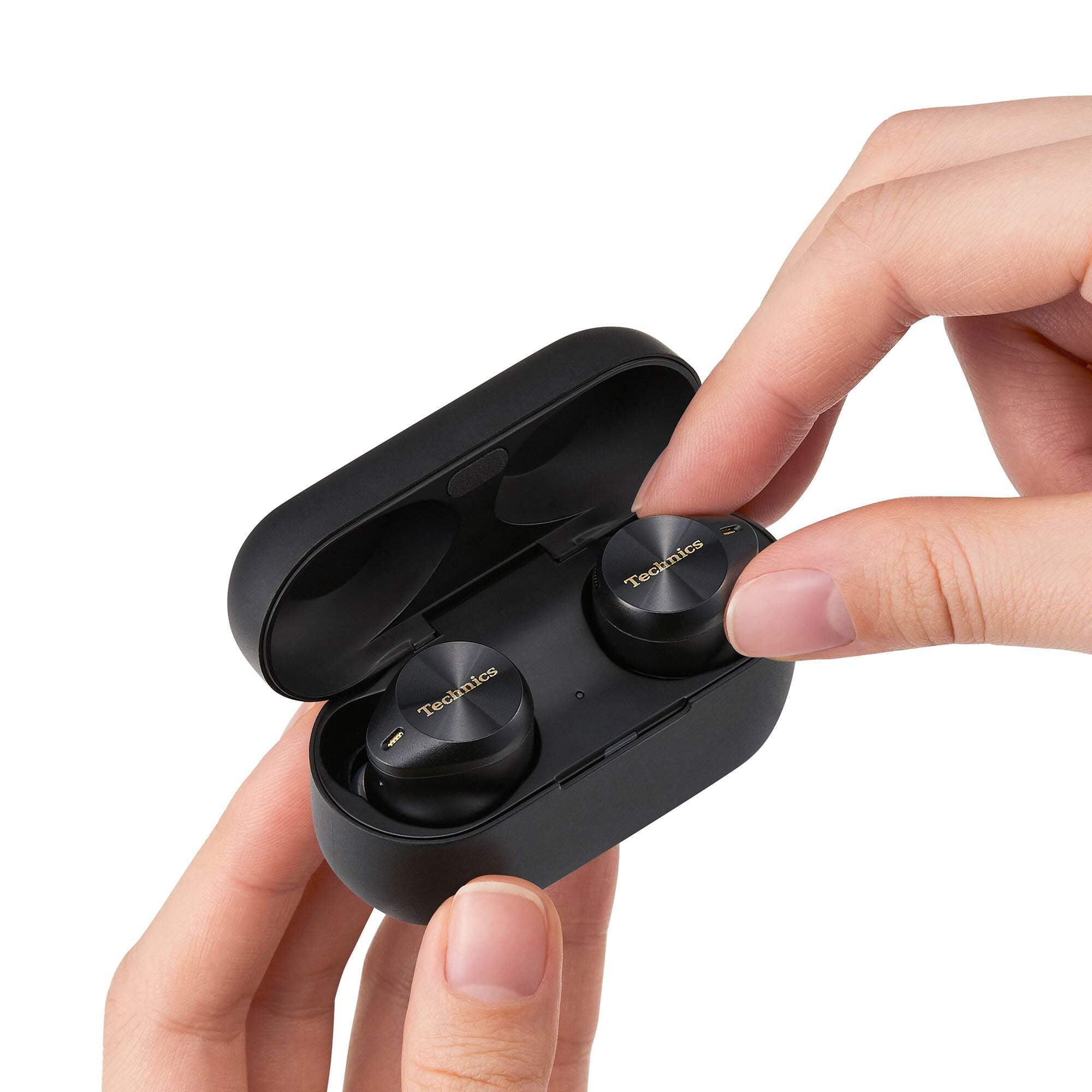 Technics EAH-AZ80-A Premium Hi-Fi True Wireless Bluetooth Earbuds with Advanced Noise Cancelling - Midnight Blue