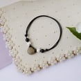 thumbnail image 2 of Pulsera de estudiante de perlas de cerámica novia mano decoración pareja escuela niños estudiante pulsera joyería femenina 133B arcilla uno, 2 of 2