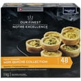 thumbnail image 1 of Our Finest Assortiment de Mini Quiches 1 kg, 1 of 5