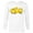 White, variant on The Simpsons Bart Lisa Maggie - Long Sleeve T-Shirt for Men - Customized-White