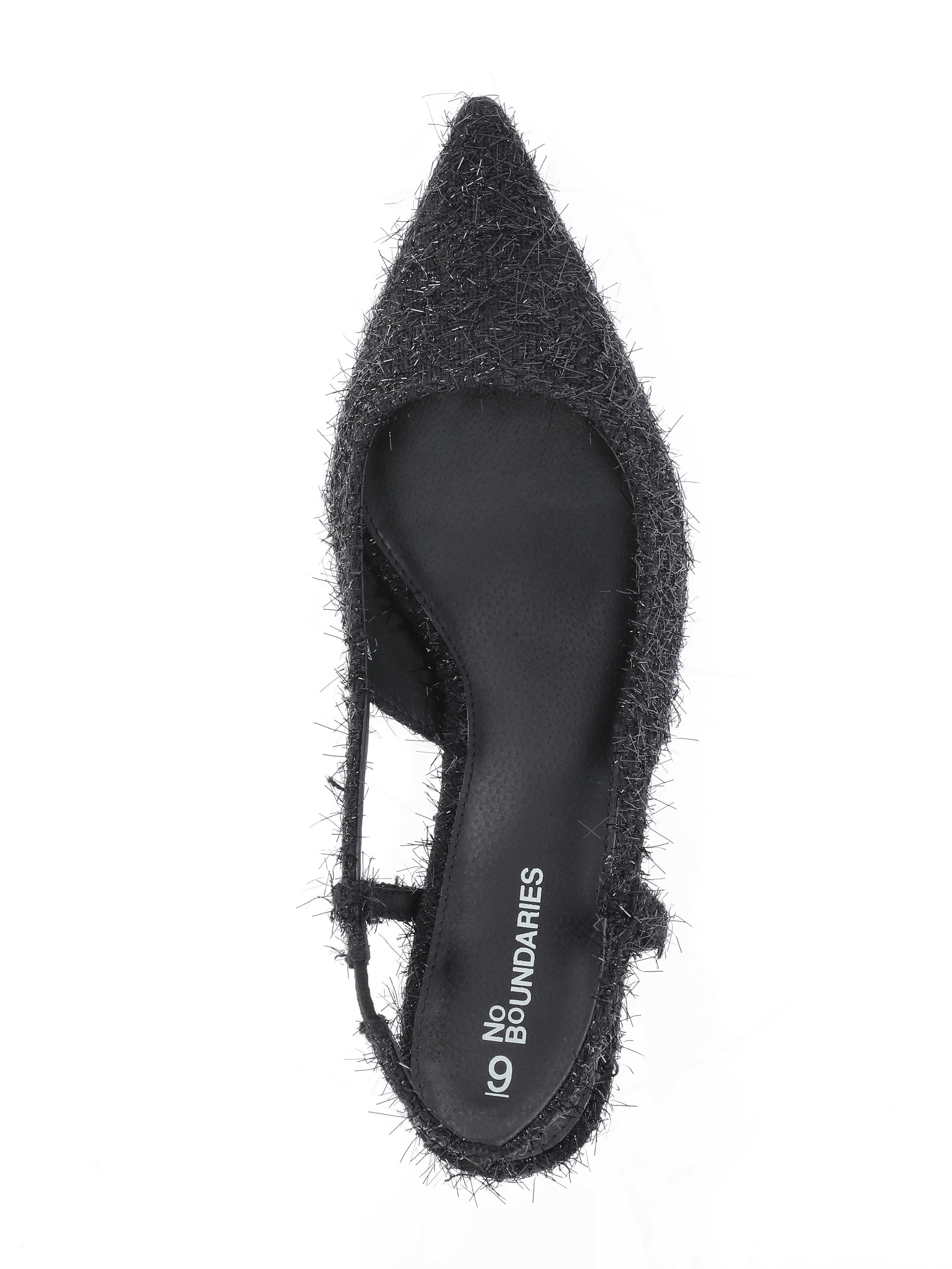 No Boundaries Faux Leather Slingback Kitten Heels, Women's