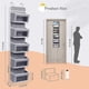 thumbnail image 4 of Over The Door Organizer,5-shelf Fabric Wall Mount Storage With Pvc Clear Window,over Door Hanging Organizer For Bathroom, 4 of 5