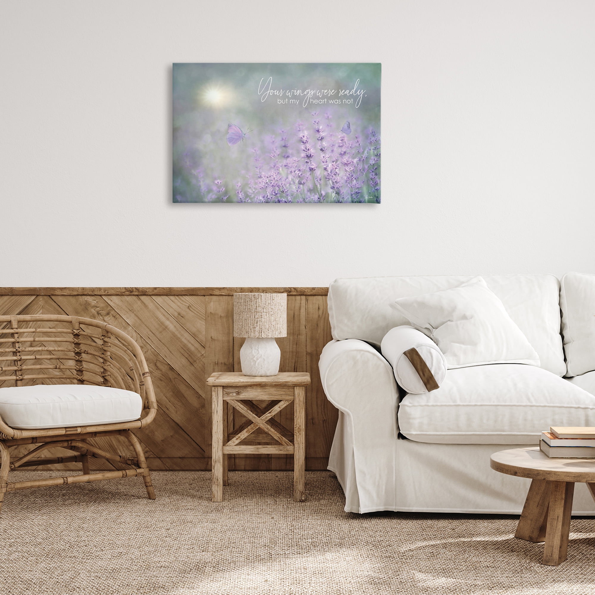 Stupell Industries Floral Grief Quote Plants & Flowers Painting Wrapped Canvas Art Print Wall Art, 30 x 20