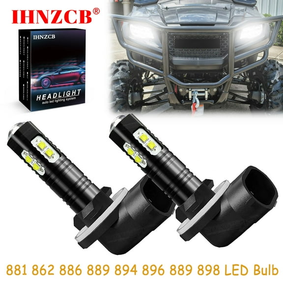IHNZCB for Polaris Sportsman 500 550 570 600 700 800 850 Xp 100w Led Headlights Bulb,881 862 886 889 894 896 889 898,Y11