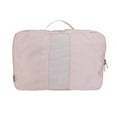 thumbnail image 3 of btL Brand 4 Piece Nylon Mesh Front Zippered Expandable Compression Packing Cubes, Rose Smoke, 3 of 12
