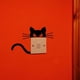 thumbnail image 4 of Matsuzay Pegatina para interruptor de pared de gato bonito, pegatina para decoración del hogar, pegatina para decoración del hogar, pegatina Decoración del hogar negro, 4 of 5