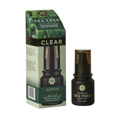 Mirth Beauty Purifying Tea Tree Face Oil. Tea Tree Oil helps to clear skin and with enlarged pores. Large 2oz (Best Oil For Large Pores)
