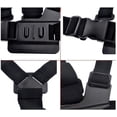 thumbnail image 4 of Sangle de Poitrine Sangle de Poitrine Ajustable Sangle de Poitrine compatible avec GoPro Hero et les Caméras d'Action - Sangle de Poitrine Entièrement Ajustable, 4 of 5