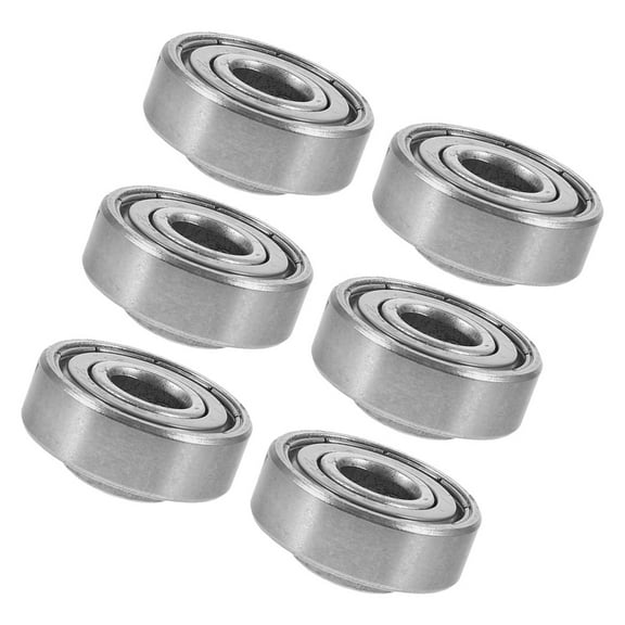 OUNONA 6pcs Wheelchair Front Wheel Bearings Steel Bearing Hub Assembly Universal Replacement Carbon Steel Wheel for Wheelchair Caster