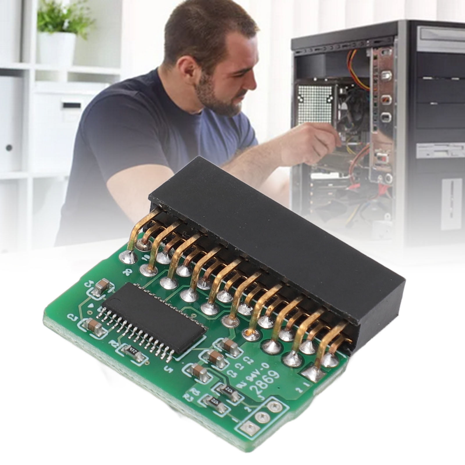 Usb Tpm 2 Module TPM 2.0 Trusted Platform Module, Green 20pin Vertical Trusted Platform ...