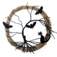 thumbnail image 1 of Inteprter Guirnalda de Halloween colgante accesorios de arreglo diámetro 37cm guirnalda brillante accesorio luminoso para el hogar puerta pared ventana Kits de decoración para fiestas Inteprter HA037570-00, 1 of 6