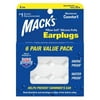 Mack's Pillow Soft Silicone Earplugs - 6 Pair