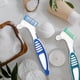 thumbnail image 5 of BEMS-cepillos para dentaduras postizas azules y verdes de 2 piezas, cepillo de limpieza para dentaduras postizas, 5 of 5