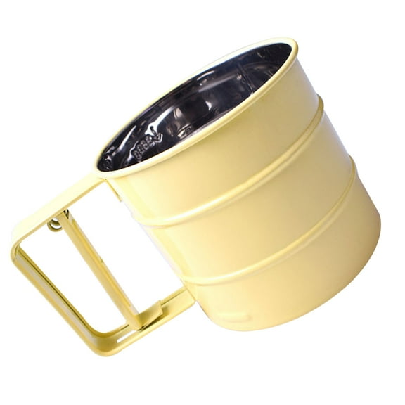 REOFLYUP Stainless Steel Flower Sifter Baking Enthusiasts Sifting 1Pcs 5.9X3.9X3.7in