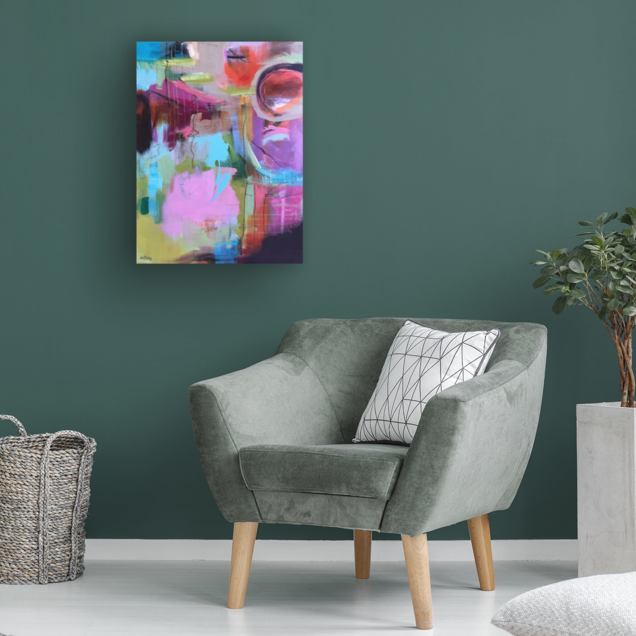 Canvas Wall Art - Linda S. Blackerby 'Sunrise Dreams' Wall Art for Living Room, Bedroom, or Office Décor by Trademark Fine Art - 35 x 47 Inches