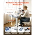 thumbnail image 5 of Industrial Sewing Machine, 550W Lockstitch Sewing Machine Set with Servo Motor and Table Stand, Auto Thread Trimmer, 5000 SPM High Speed, Metal Frame, LCD Panel, LED Light, for Cotton, Denim, 5 of 6