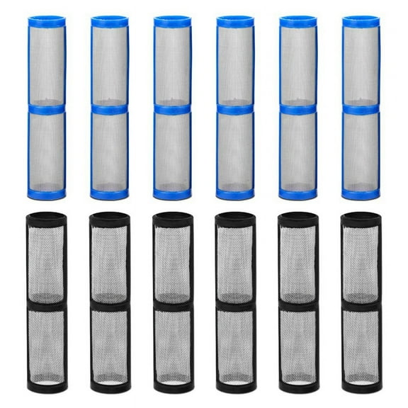 12Pcs Airless Paint Sprayer Manifold Filter 390 395 490 495 595 Pump Strainer 246384 60Mesh and 246382 100Mesh