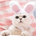 thumbnail image 5 of Zhaomeidaxi 2Pcs Cute Costume Bunny Rabbit Hat with Ears for Cats %26 Small Dogs Party Costume Easter Pet Accessory Headwear, 5 of 12