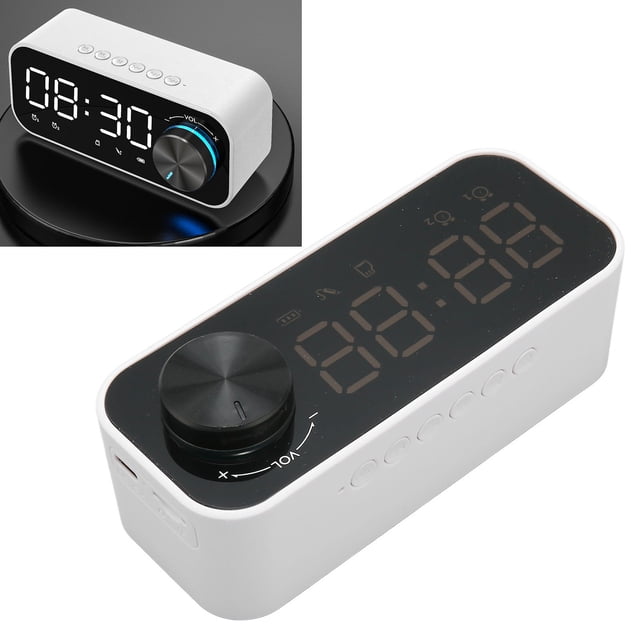 Reloj Despertador con Altavoz Digital de Radio con Pantalla LED de 24 X 56 Pulgadas Reloj Despertador con Altavoz para Dormitorio ANGGREK Otros