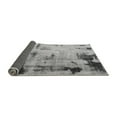 thumbnail image 2 of Ahgly Company Indoor Square Abstract Gray Modern Area Rugs, 3' Square, 2 of 4