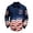 a-1Navy3, variant on FINALGANG Mens Point Collar Long Sleeve Button Down Shirt With USA Flag Print 250 Embroidered Patches Casual Loose Fit For Patriotic Events Fourth Of July Daily Wear Versatile Top L