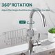 thumbnail image 3 of Kitchen Faucet Rack Sponge Holder Sink Caddy Organizer Hanging Caddy Drainer Rack Stainless Steel Storage Rack for Sponge,Soap, Brush,Towel Bathroom S, 3 of 4