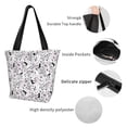 thumbnail image 6 of Fotbe Cowboy Pattern Beach Tote,Shoulder Handbag,Spacious Tote Bag,Lightweight Travel Bag,Versatile Shopping Bag, 6 of 9