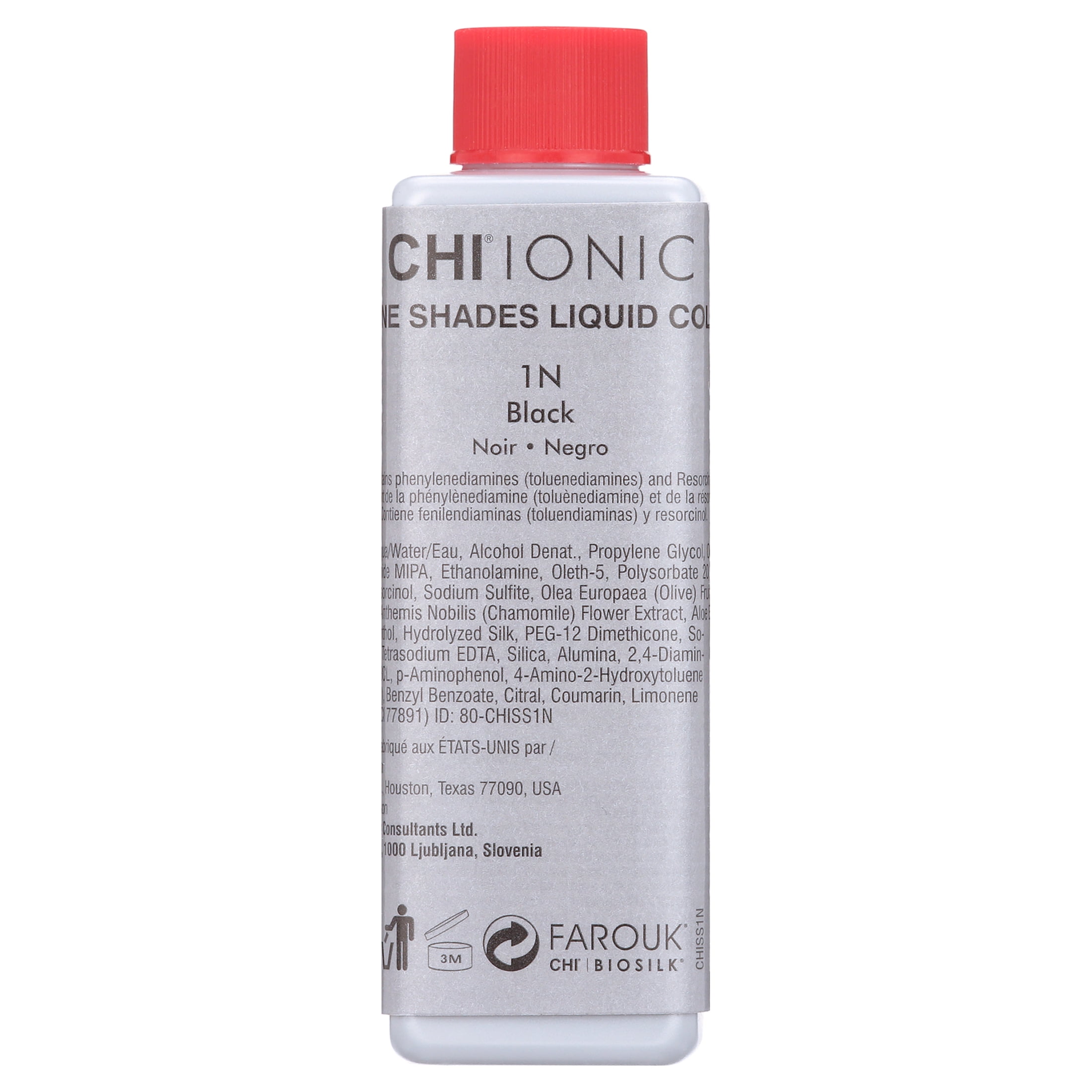 CHI Ionic Shine Shades Liquid Hair Color - 1N Black 3 oz