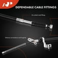 thumbnail image 4 of A-Premium Rear Driver and Passenger Side Parking Brake Cable Assembly Compatible with Toyota Models: RAV4 2004-2005, 2-PC Set - Replace# 4642042070, 4643042070, 4 of 6