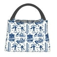 thumbnail image 1 of Disketp Skiing Enthusiast Bolsa Térmica Estampada, Bolsa Térmica Aislante para Almuerzo, Playa y Campamento, 1 of 6