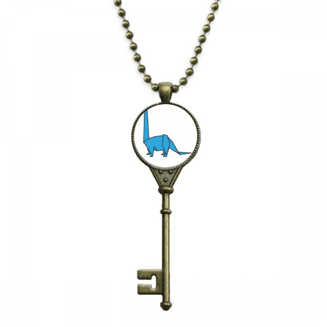 Origa Collier Porte-Clés Dinosaure Herbivore Pendentif Plateau Chaîne Ornée