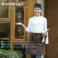 thumbnail image 5 of STRANDCHIC Black Adjustable Chef Working Hat Made of Durable Cotton for Kitchen and Restaurant Staff, 5 of 6
