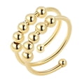 thumbnail image 1 of Gold Plated Ring - Adjustable Open Rings For Statement Jewelry, 1 of 3