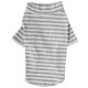 thumbnail image 1 of Pet Cotton Striped Shirt Dog Little Pig Cat Breathable Tee Shirts Soft Puppy Clothes(OffWhite Stripes M), 1 of 2