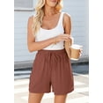 thumbnail image 5 of SHEWIN Shorts for Women Drawstring Elastic Waisted Summer Casual Losse Lightweight Shorts with Pockets, 5 of 7