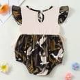 thumbnail image 5 of Yindaity Girl Outfits Unisex-baby Short Sleeve Mix & Match Bodysuits Brown,12-18 Months, 5 of 5