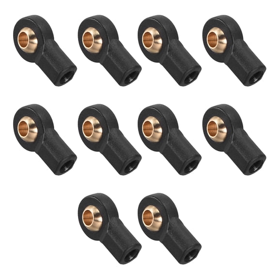 10 PCS M3 3.0xL15mm Lever Steering Linkage Tie Rod End Ball Head End without Screws and Nut for RC Robot