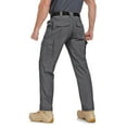 thumbnail image 3 of Lavenicole Work Pants for Men Stretch Cargo Pants Water Resistant Outdoors Trousers with 9 Pockets( No Belt ), 3 of 4