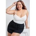 thumbnail image 2 of YMI Jeans Plus Size Women's Double Gauze Shorts With Banded Hem, 2 of 25