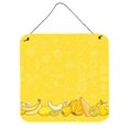 thumbnail image 1 of Fruits & Vegetables in Yellow Wall or Door Hanging Prints, 1 of 1