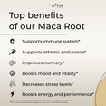 thumbnail image 2 of Maca Root Capsules 1500mg - Made with Black, Red, Yellow Peruvian Maca Root Extract & Black Pepper - 120 Vegan Pills - Supports Energy, Performance & Mood, 2 of 8