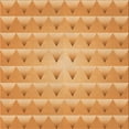 thumbnail image 1 of Ahgly Company Machine Washable Indoor Square Transitional Neon Orange Area Rugs, 4' Square, 1 of 7