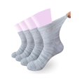 thumbnail image 1 of WAYANWomen's Diabetic Ankle Socks Super Wide for Swollen Bariatric Feet, Neuropathy Non Binding Sock 4 Pairs, 1 of 1