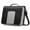 Black & Gray, variant on MoKo Zipper Binder, 3 in 3 Ring 600 Sheet Capacity Binder Organizer with Shoulder Strap, School Supplies, Black